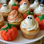 Spook-tacular Halloween Cupcake Ideas: Buttercream Ghosts & Pumpkins!