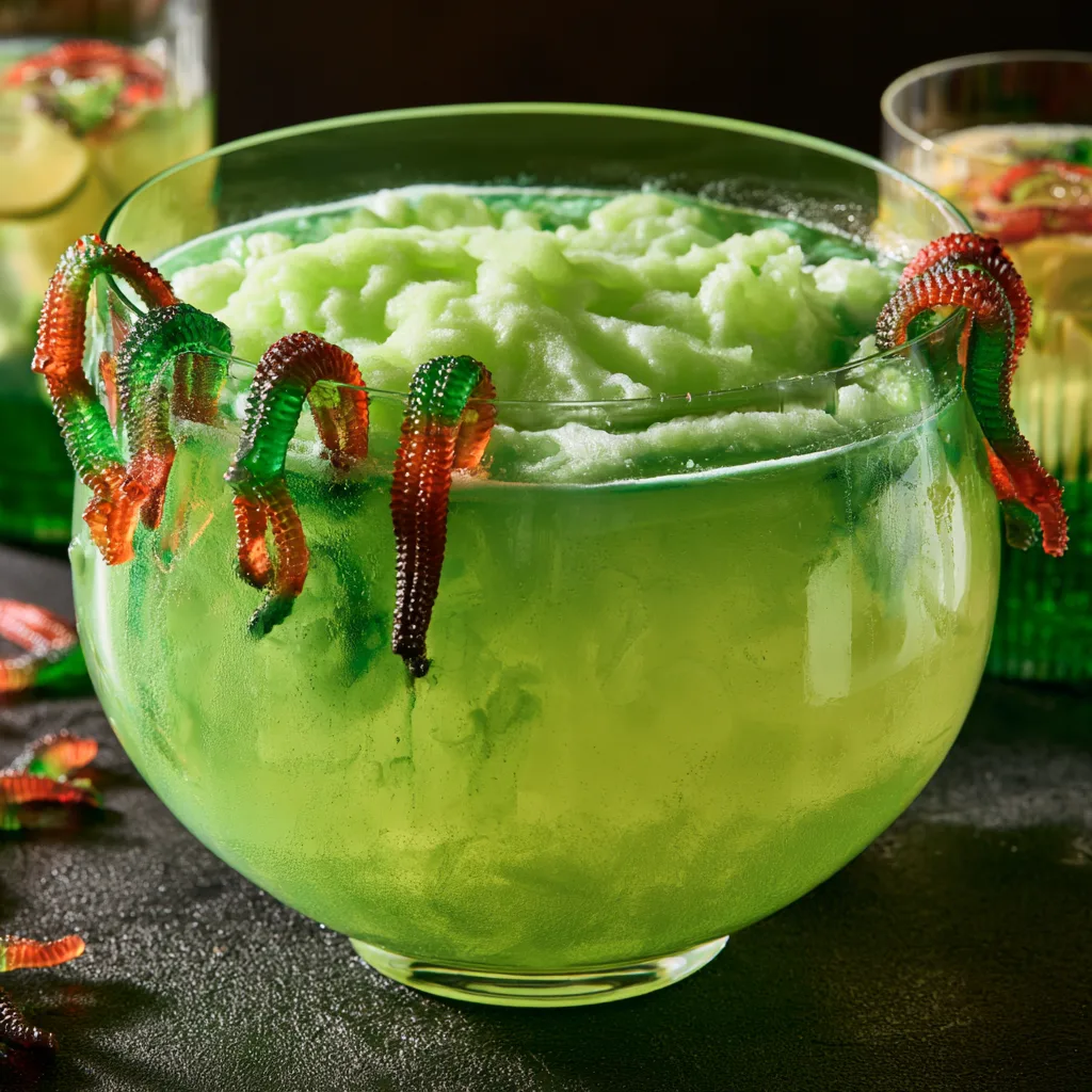 Spooktacular Frankenstein Green Punch Recipe for Your Halloween Bash!