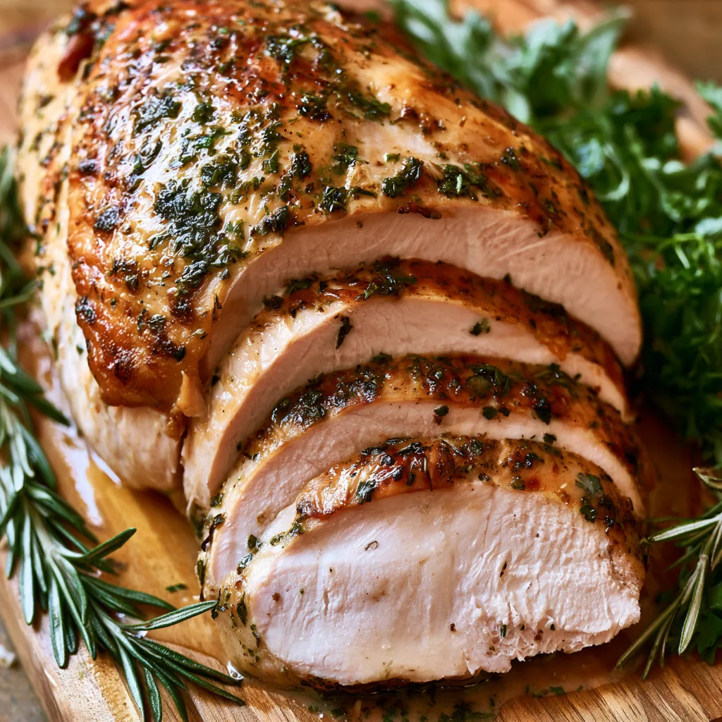 Succulent Herb Buttermilk Marinated Turkey Breast Recipe for Juicy Flavor!