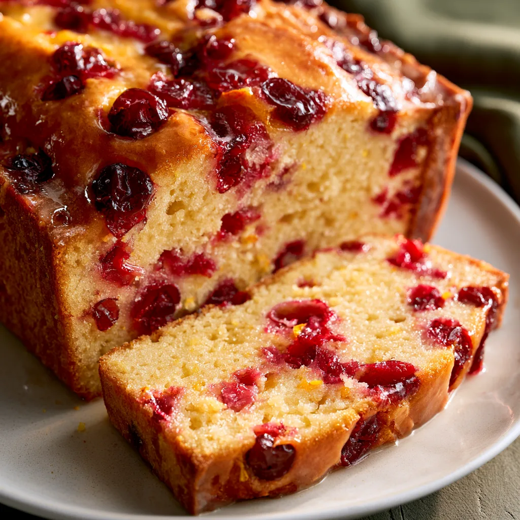Zesty Orange Cranberry Pound Cake: A Holiday Delight!
