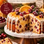 National Cake Day Cranberry Orange Christmas Cake
