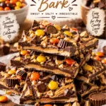 National Candy Day Chocolate Peanut Butter Bark