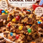 National Candy Day Leftover Candy Cookie Bars