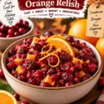 National Cranberry Relish Day Cranberry Orange Relish