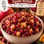 National Cranberry Relish Day Spiced Cranberry Apple Relish