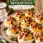 National Deviled Egg Day Bacon Ranch Deviled Eggs