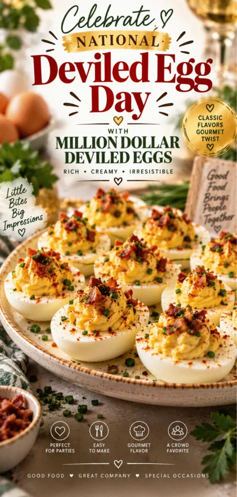 National Deviled Egg Day Million Dollar Deviled Eggs