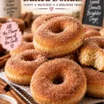 National Donut Day Cinnamon Sugar Baked Donuts
