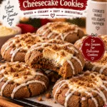 National Gingerbread Cookie Day Soft Gingerbread Cheesecake Cookies