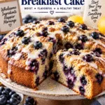 National Greek Yogurt Day Blueberry Yogurt Breakfast Cake