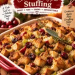 National Stuffing Day Cranberry Apple Stuffing