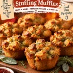National Stuffing Day Thanksgiving Stuffing Muffins