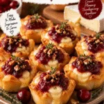 Thanksgiving Day Cranberry Brie Bites