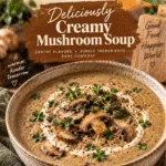 World Vegan Day Creamy Mushroom Soup