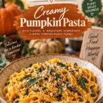 World Vegan Day Creamy Pumpkin Pasta