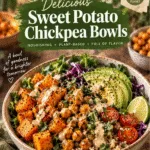 World Vegan Day Sweet Potato Chickpea Bowls