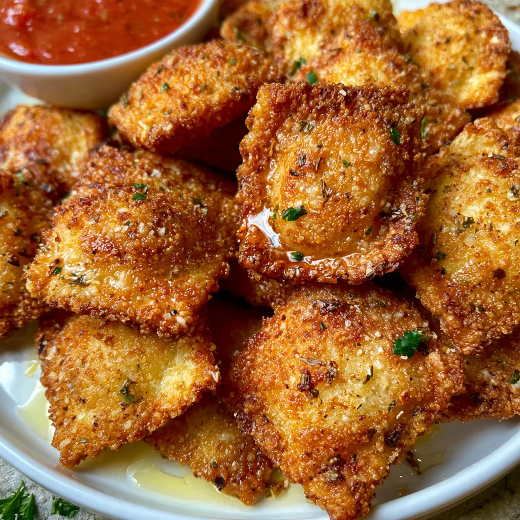 Air Fryer Crispy Ravioli
