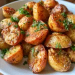 Air Fryer Garlic Parmesan Potatoes