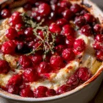 Baked Feta Cranberry Dip