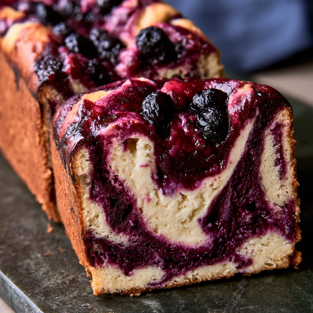 Blueberry Cheesecake Swirl Bread