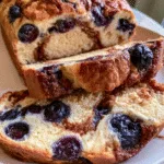 Blueberry Cinnamon Cream Cheese Loaf