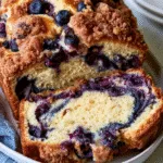 Blueberry Cream Cheese Crumb Cake Loaf