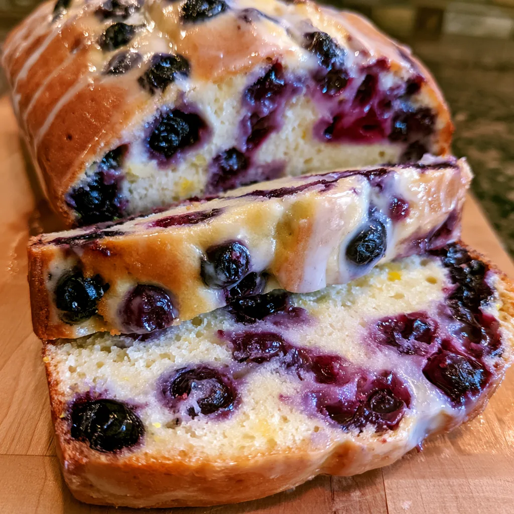 Blueberry Lemon Yogurt Loaf