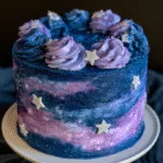 Capricorn Galaxy Birthday Cake