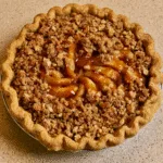 Caramel Apple Crumble Pie