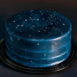 Celestial Capricorn Zodiac Cake