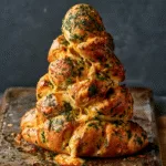 Cheesy Christmas Tree Pull-Apart Bread