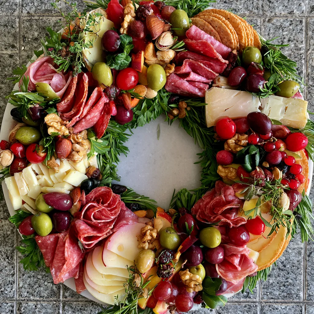 Christmas Charcuterie Wreath