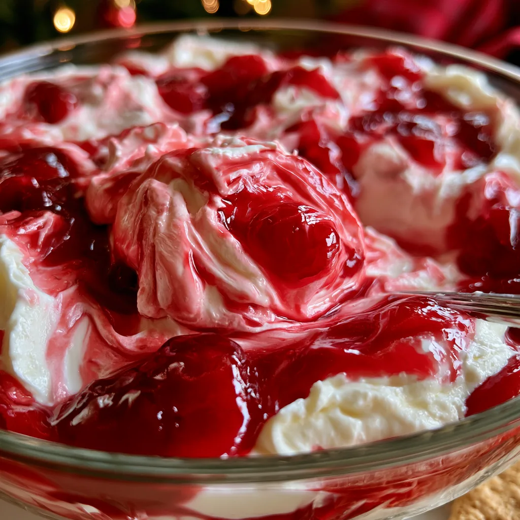 Christmas Cherry Cheesecake Dip