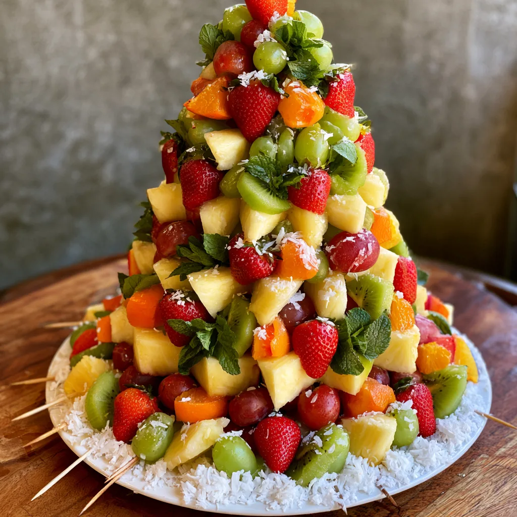 Christmas Fruit Tree Platter