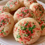 Christmas Sprinkle Butter Cookies