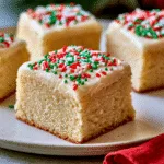 Christmas Sugar Cookie Bars