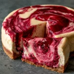 Cranberry White Chocolate Cheesecake