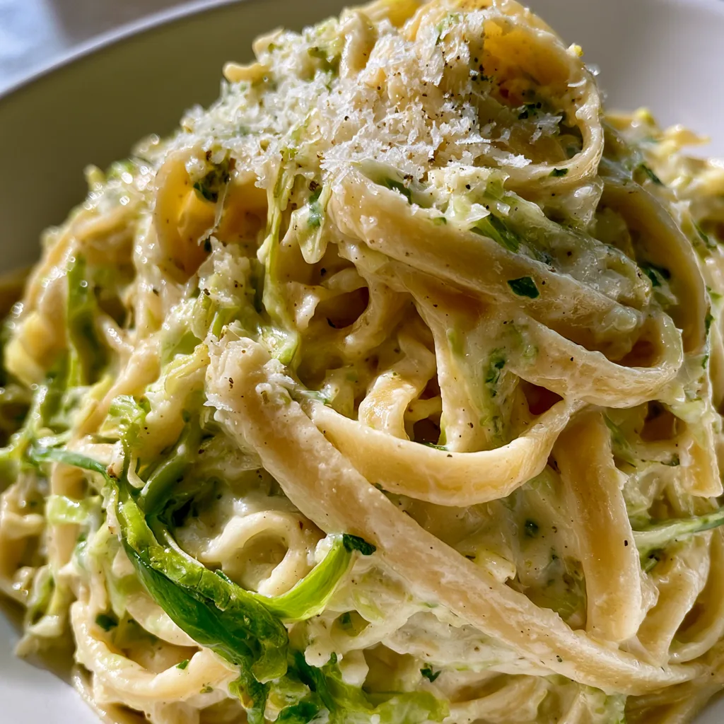Creamy Cabbage Alfredo