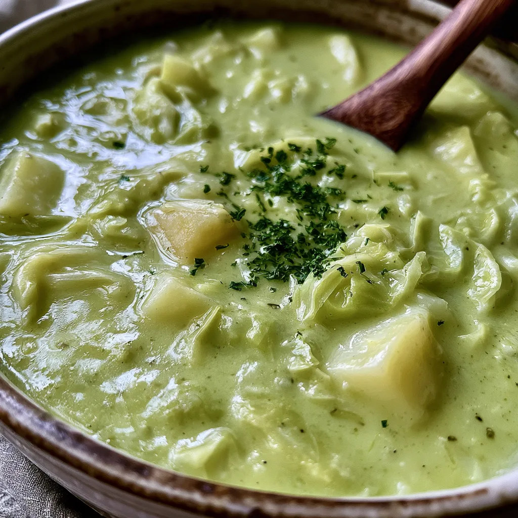 Creamy Cabbage and Potato Soup