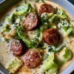Creamy Sausage and Cabbage Soup