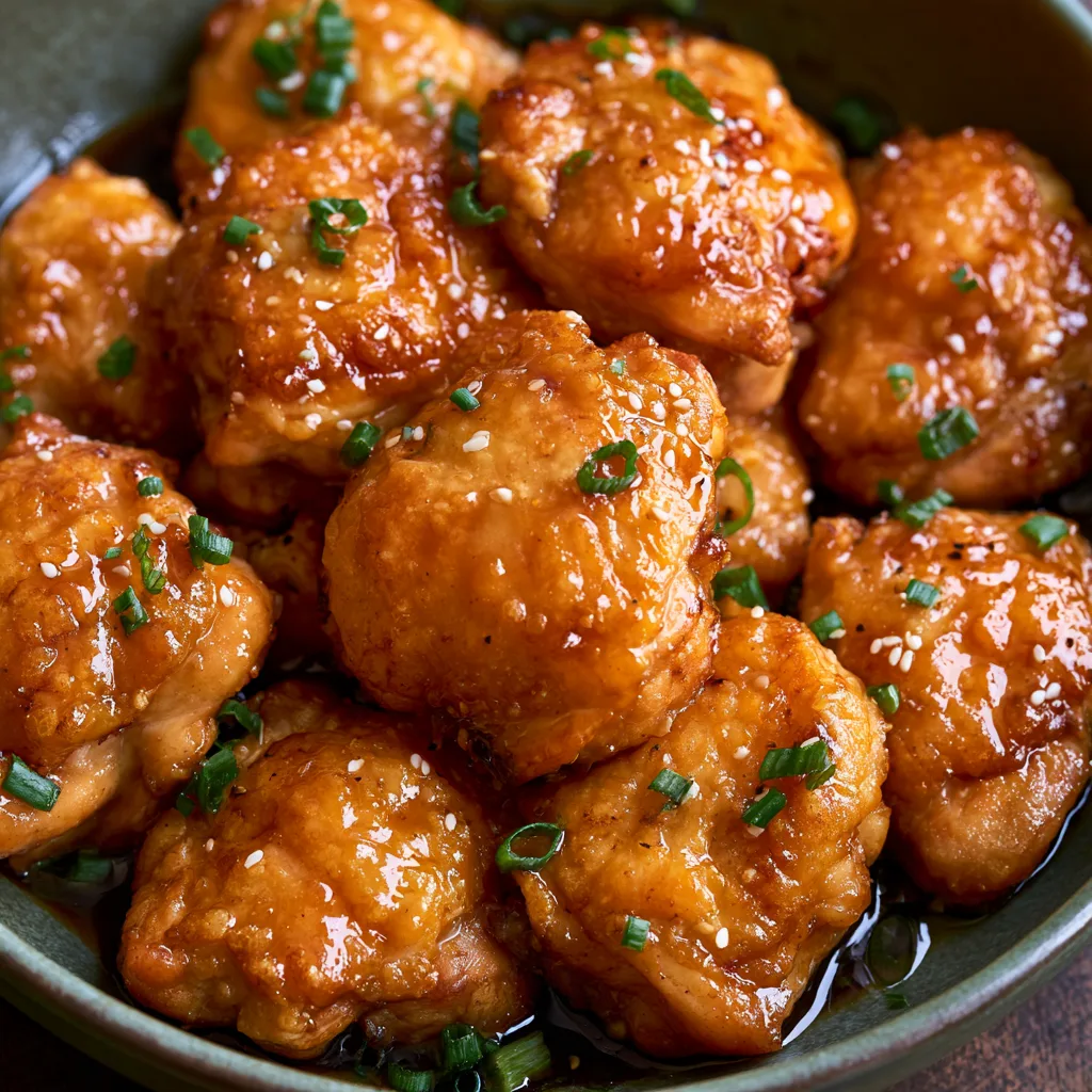 Crispy Honey Garlic Chicken