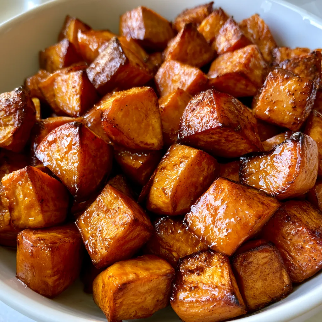 Crispy Honey Roasted Sweet Potatoes
