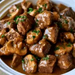 Crockpot Beef Tips and Gravy