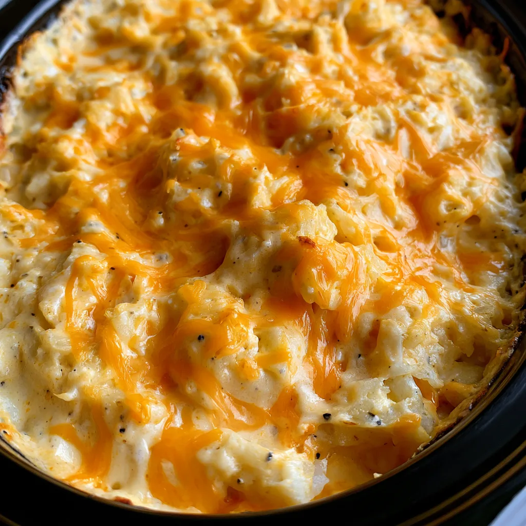 Crockpot Cheesy Hashbrown Casserole