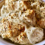 Crockpot Creamy Garlic Parmesan Chicken