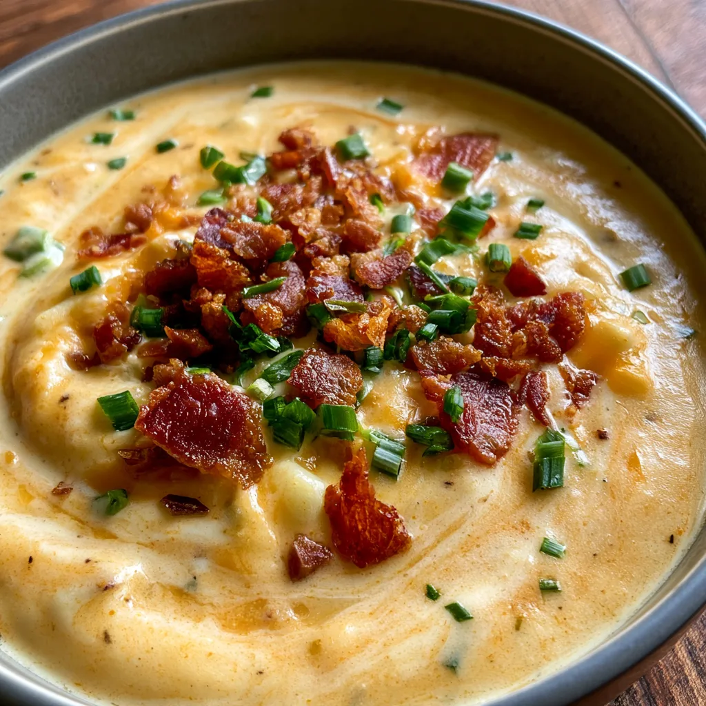 Crockpot Loaded Potato Soup