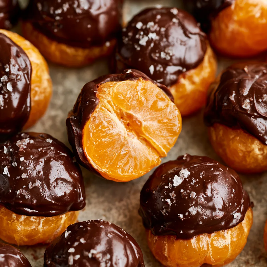 Dark Chocolate Clementine Bites