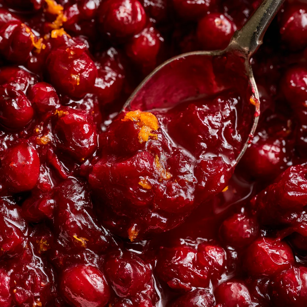 Easy Cranberry Sauce with a Fresh Orange Twist