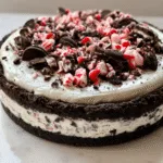 Easy Oreo Peppermint Pie