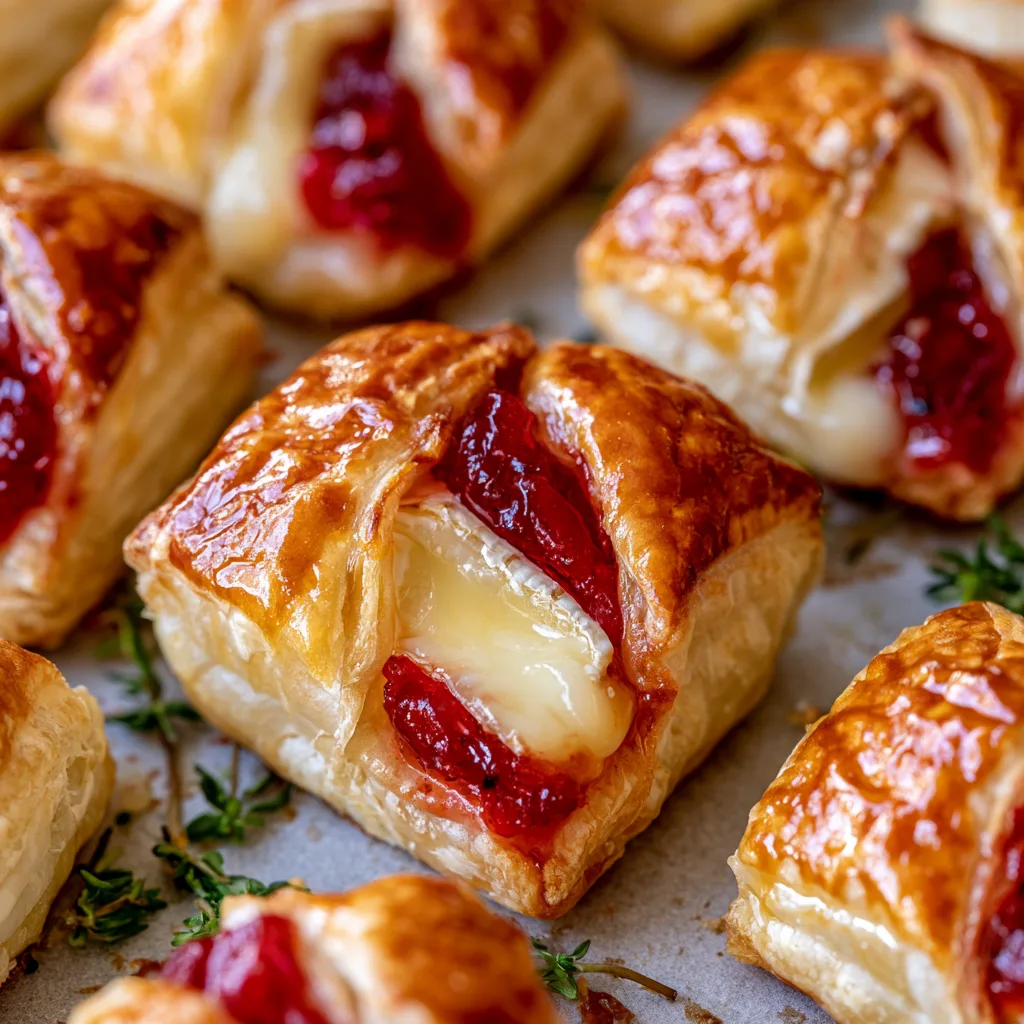 Friendsgiving Cranberry Brie Bites